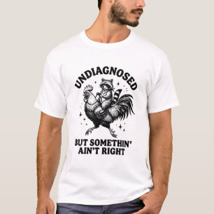 T-shirt Drôle non diagnostiqué Raton laveur occidental de