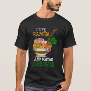 T-shirt Drôle Noodle japonais Kawaii Anime Ramen