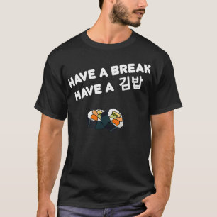 T-shirt Drôle Nourriture Coréenne Gimbab Gimbap Kimchi ont