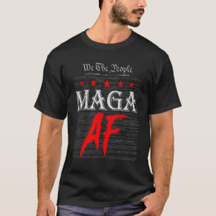 T-shirt Drôle Nous Le Peuple Mega Af Nous Drapeau Nous Le