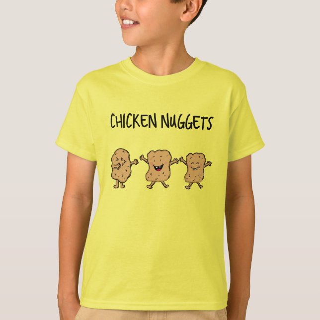 T-shirt Drôle Nuggets de poulet (Devant)