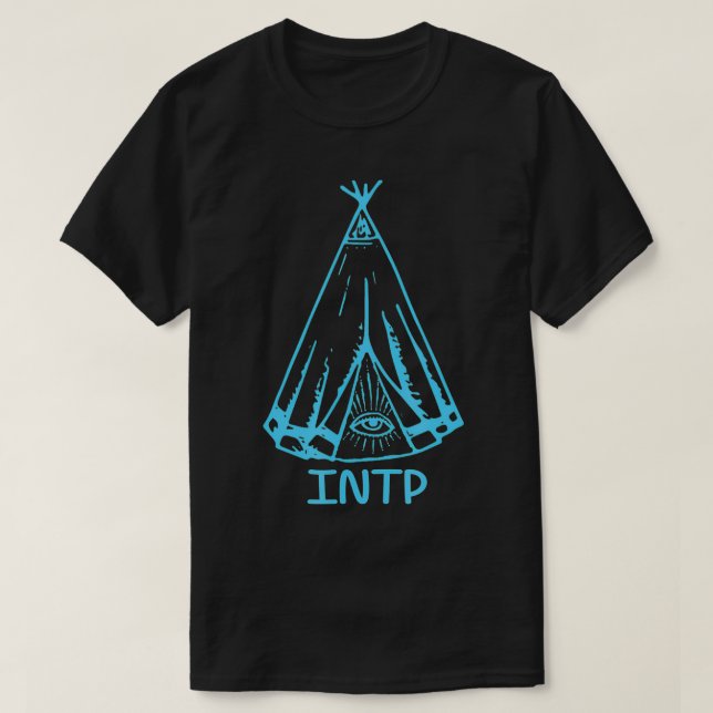 T-shirt Drôle oeil INTP dans TeePee (Design devant)