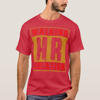 T-shirt Drôle Offensive Marcher HR Violation Vintage Retro