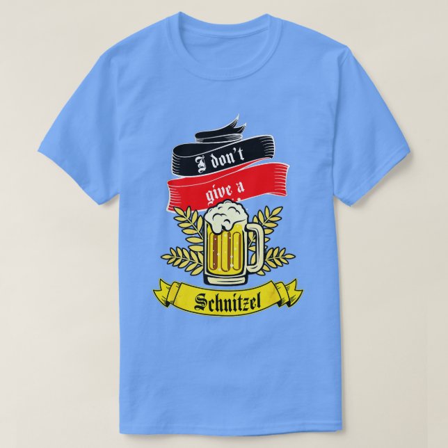 T-shirt Drôle Oktoberfest 2023 Geman Drapeau Je ne donne p (Design devant)