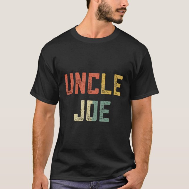 T-shirt Drôle Oncle Cadeaux De Niece Oncle Joe Funcle Craz (Devant)