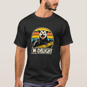T-shirt Drôle Opossum Vintage Je suis Un délicieux animal