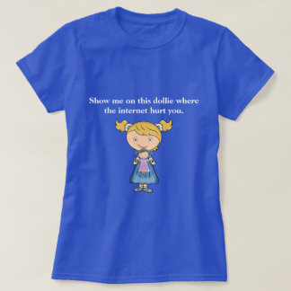 T-shirt drôle | Où Internet vous a-t-il blessé