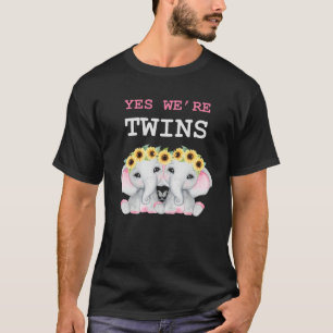 T-shirt Drôle Oui, nous sommes des jumeaux pour des jumea