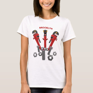 T-shirt Drôle outil monstre de clé humour dessin animé