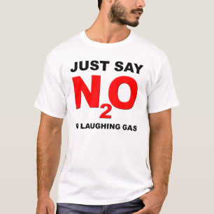 T-Shirt Drôle Oxyde Nitreux Gaz Hilarant