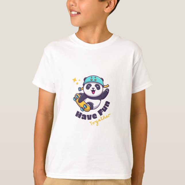 T-shirt Drôle Panda Cute Pour Animaux Amateurs (Devant)