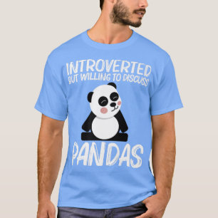 T-shirt Drôle Panda Design Pour Hommes Femmes Ours Blanc N