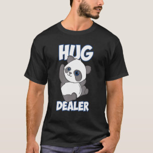 T-shirt Drôle Panda Hugs Dealer Panda