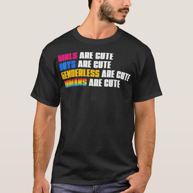 T-shirt Drôle Pansexualité LGBTQ Pan Pride Drapeau Pansexu (Devant)