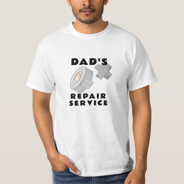 T-shirt Drôle papa Accident Prone Handyman Tee Custom (Devant)