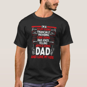 T-shirt Drôle Papa De Filles Père Avec Deux Filles Fils