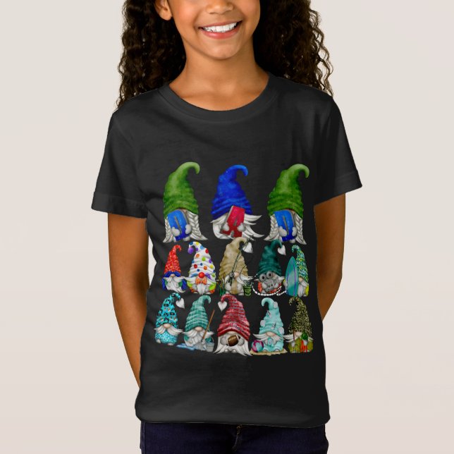 T-Shirt Drôle papa de la farce Champion Gnomes (Devant)