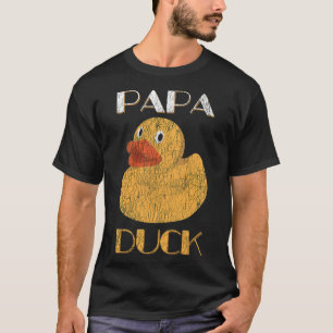 T-shirt Drôle Papa Duck Farm Animal Distressed cadeau