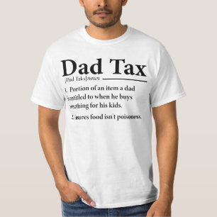 T-shirt Drôle Papa fiscale Définition Fête des pères sarca