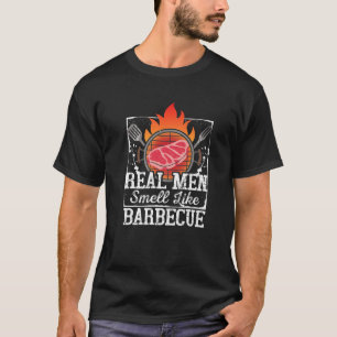 T-shirt Drôle Papa Grilling Accessoires Véritable Homme Od