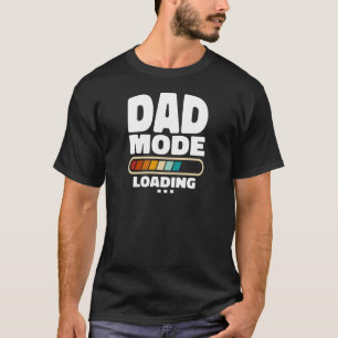 T-shirt Drôle Papa Mode Chargement Citation Meilleur Papa 