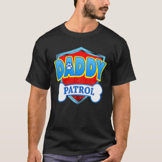 T-shirt Drôle Papa Patrol Chien Maman, Papa Pour Hommes Fe