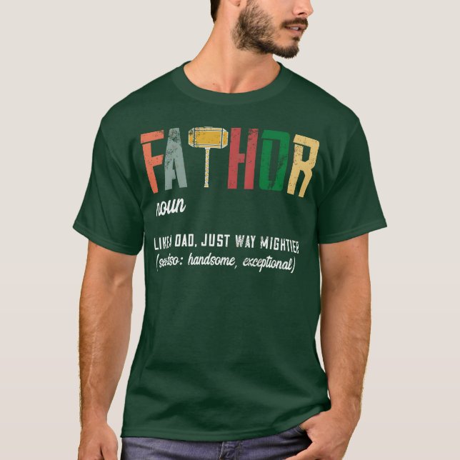 T-shirt Drôle Papa Père Fa amis (Devant)