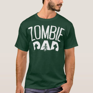T-shirt Drôle papa Zombie