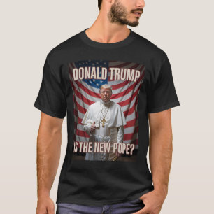 T-shirt Drôle Pape Et Président Donald Trump5