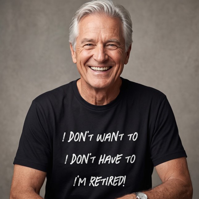 T-shirt Drôle Papy à la Retraite Simple (Créateur téléchargé)