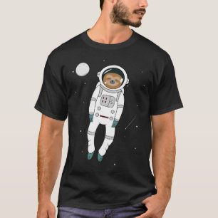 T-shirt Drôle Parfum Lazy Dans Spacesuit