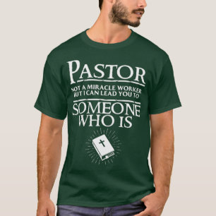 T-shirt Drôle Pasteur Cadeau Pour Hommes Cool Église chr
