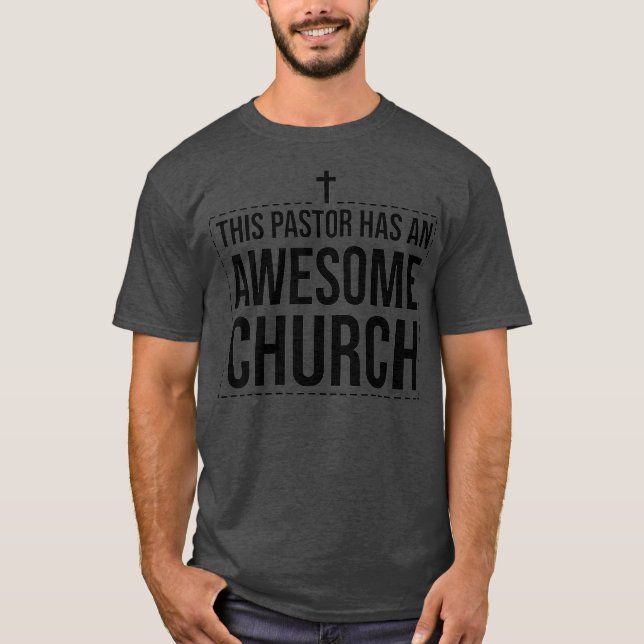 T-shirt Drôle Pastor Cadeau Hommes Femmes Cool Awesome Egl (Devant)