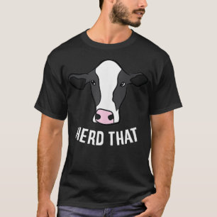 T-shirt Drôle Paysan De Vache Don Pour Vache Fermier Herd
