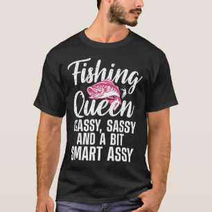T-shirt Drôle Pêche Queen Design Pour Femmes Femmes Pêche