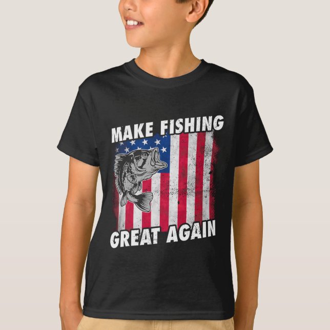 T-shirt Drôle pêche Trump cadeaux (Devant)