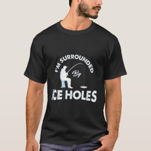 T-shirt Drôle Pêcher La Glace Longues Manches Je Suis Ento