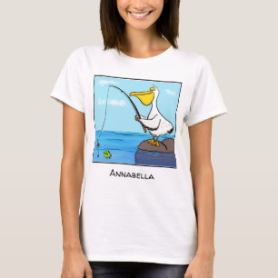 T-shirt Drôle pélican de pêche