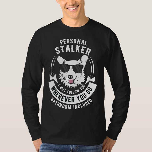 T-shirt Drôle Pembroke Welsh Corgi Chien (Devant)
