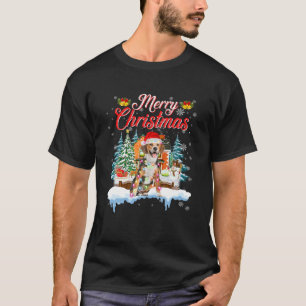 T-shirt Drôle Père Noël Beagle Chien Joyeux Noël Hommes Fe