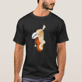 T-shirt Drôle Père Noël design Je l'ai vu Premium