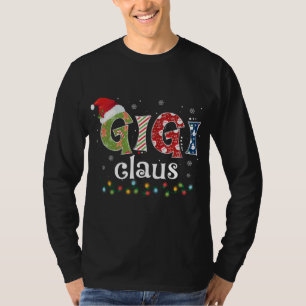 T-shirt Drôle Père Noël Gigi Claus Noël Pyjama Famille Mat
