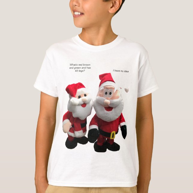 T-shirt Drôle Père Noël Joke (Devant)
