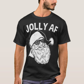 T-shirt Drôle Père Noël Jolly AF