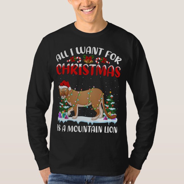 T-shirt Drôle Père Noël Tout Ce Que Je Veux Pour Noël Est  (Devant)
