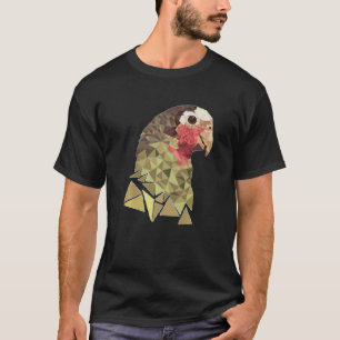 T-shirt Drôle perroquet Macaw Bird, Homme géométrique Femm