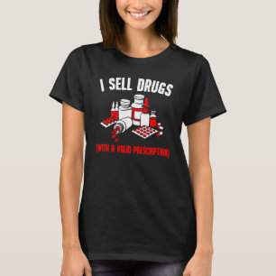 T-shirt Drôle Pharmaciste Hommes Femmes Technicienne en ph