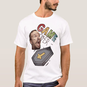 T-shirt Drôle Photo Halloween/Joueurs Jeu sur le café