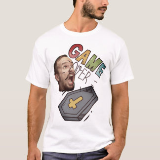 T-shirt Drôle Photo Halloween/Joueurs Jeu sur le café