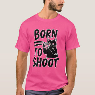 T-shirt Drôle photographe de chat Faisons des photos de to